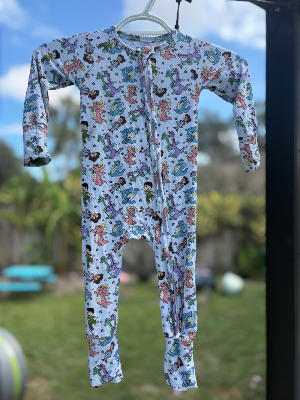 Dragon Tales Bamboo Convertible Footie